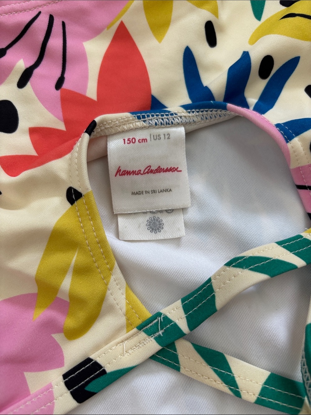 Hanna Anderson Kids Floral Tankini Swim Set - Multi - Picture 2 of 3